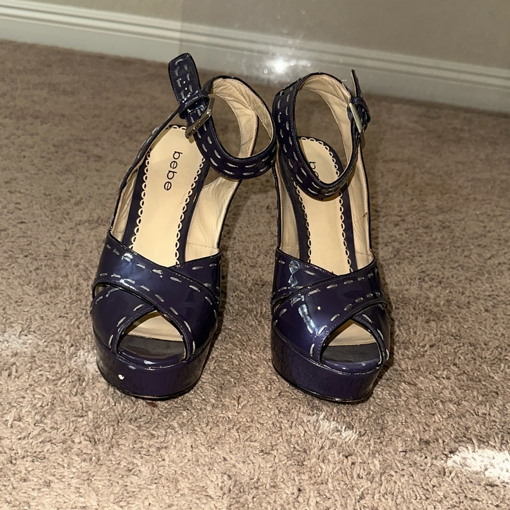 Bebe purple heels. Size 9